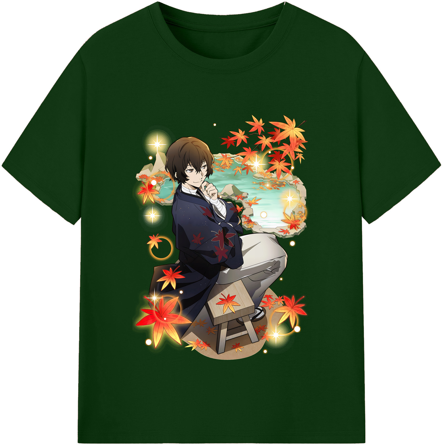 （画像用） 文豪ストレイドッグス Bungo Stray Dogs 綿100％半袖Tシャツ（フロントプリント）
